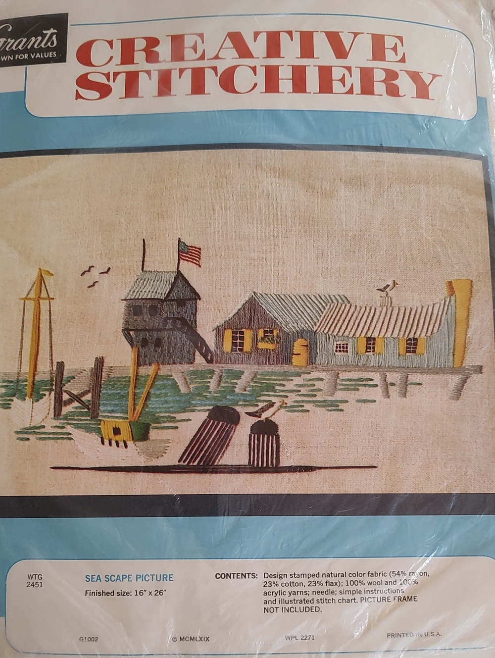 Creative Stitchery Sea Scape Embroidery Kit